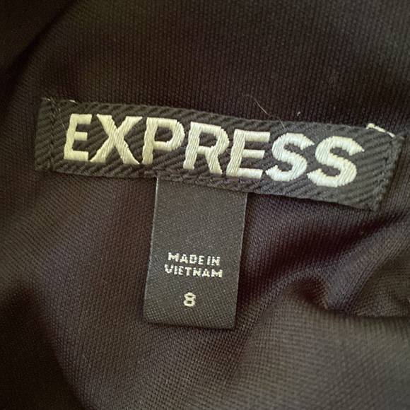 Black and white leopard spotted sleeveless fancy A-line dress - Picture 3 of 4